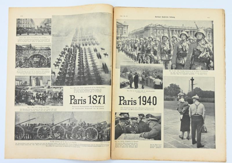 German Berliner Illustrierte Zeitung Newspaper 1940