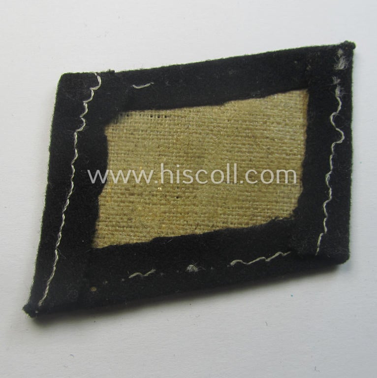 Waffen-SS - so-called: 'RzM-styled' - EM- (ie. NCO-) type collar-tab as was intended for usage by soldiers (ie. NCOs) of the: '23. SS Freiwilligen Panzer Grenadier Division' ('Nederland')