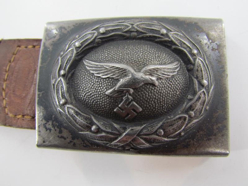 Luftwaffe steel belt buckle by F.W. Assmann & Söhne