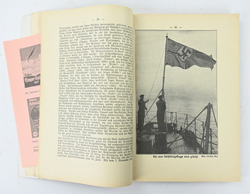 German Third Reich 'Kohler's Flotten-Kalender' Set