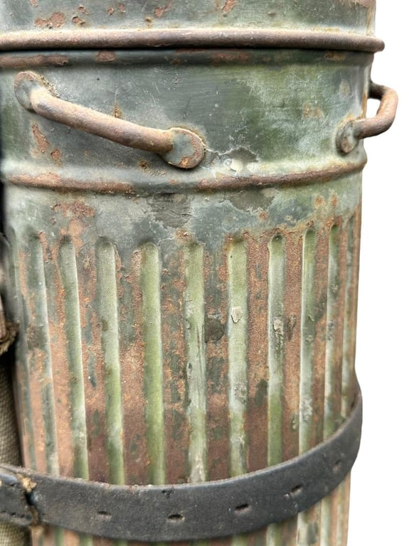 Camouflaged Gasmask with Gascape