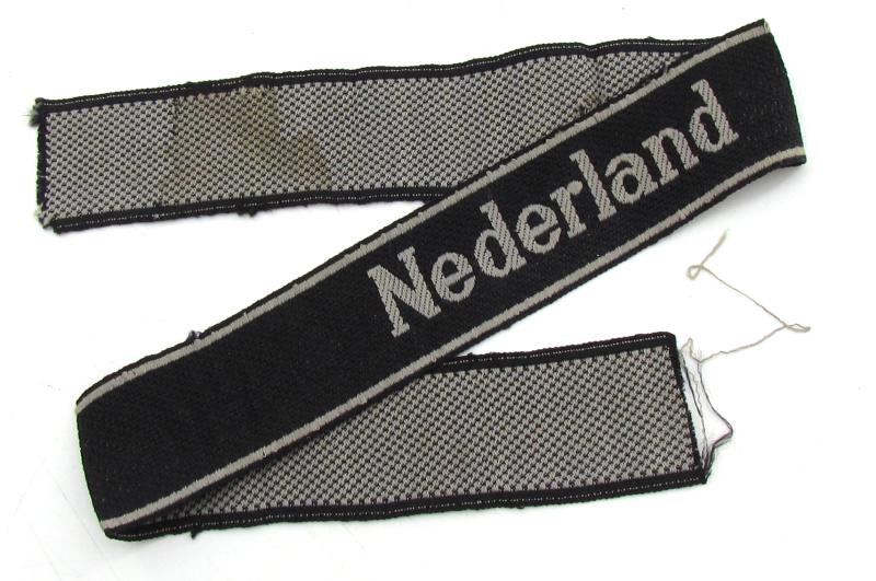 Waffen-SS BeVo 'Nederland' Cufftitle