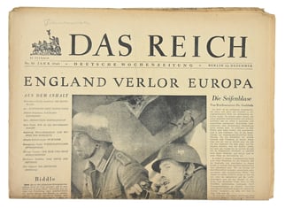 German Newspaper “Das Reich” December 1943
