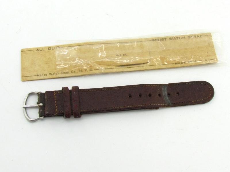 US WWII Leather Wrist Watch Strap
