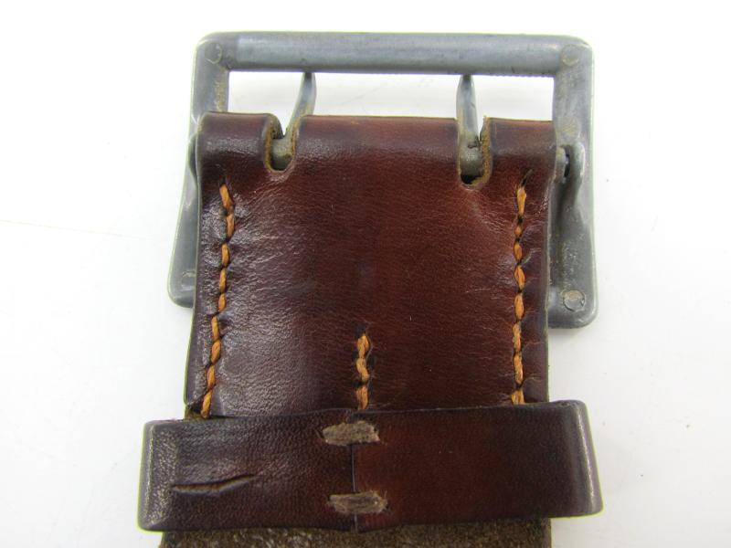 Wehrmacht Brown Leather officer ‘Zweidorn’ double claw belt