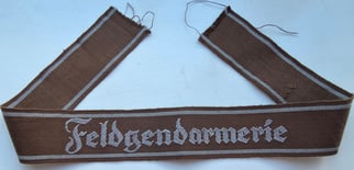 Heer Feldgendarmerie cuff-title ('Ärmelstreifen')