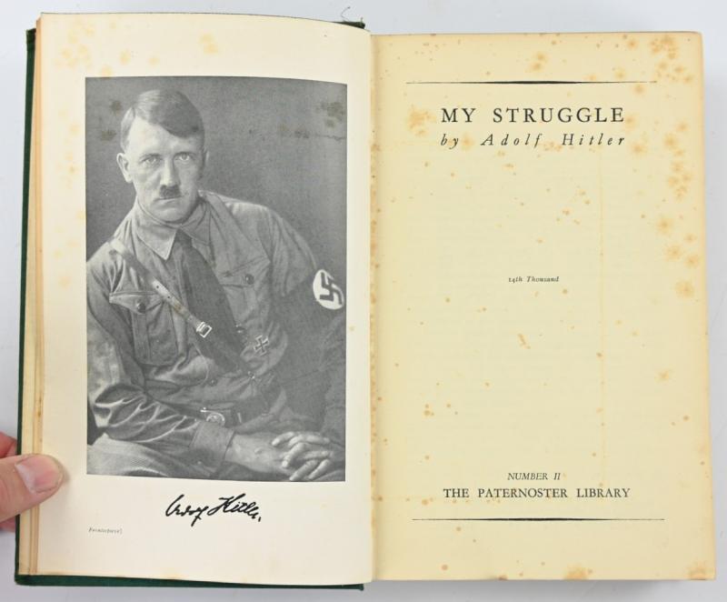 British WW2 Version of Adolf Hitler 'Mein Kampf' My Struggle