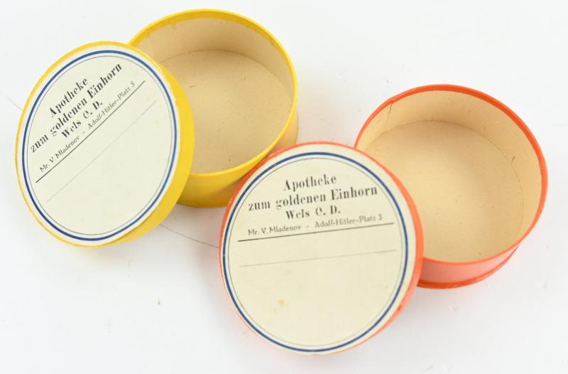 German Third Reich Era Medicin Boxes