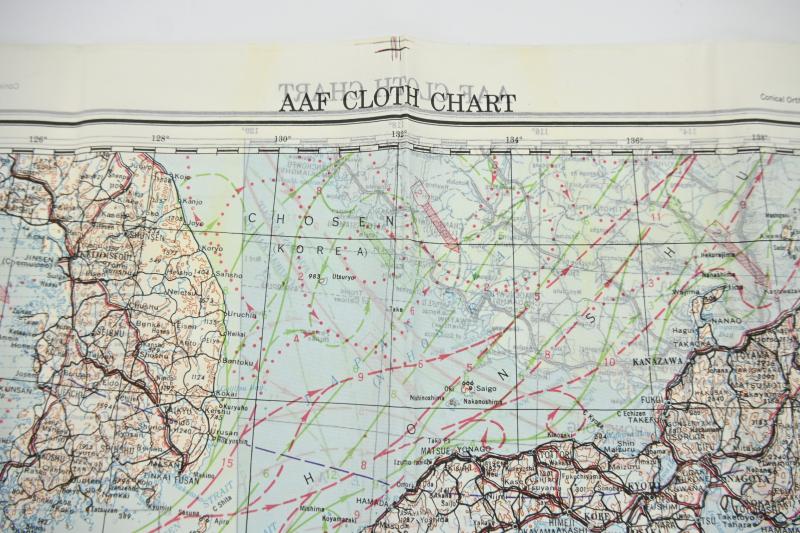 USAAF WW2 Escape Map 'Japan / East China Sea'