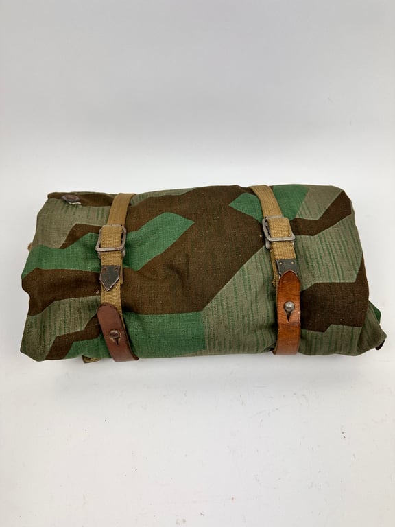 WW2 German Mint Zeltbahn(1944) and Two equipment Straps