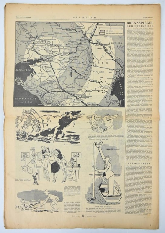 German Newspaper “Das Reich” August 1942
