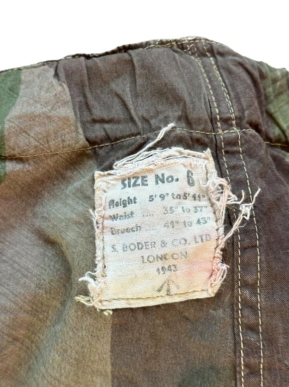 British Windproof Camouflage Trousers -1943-