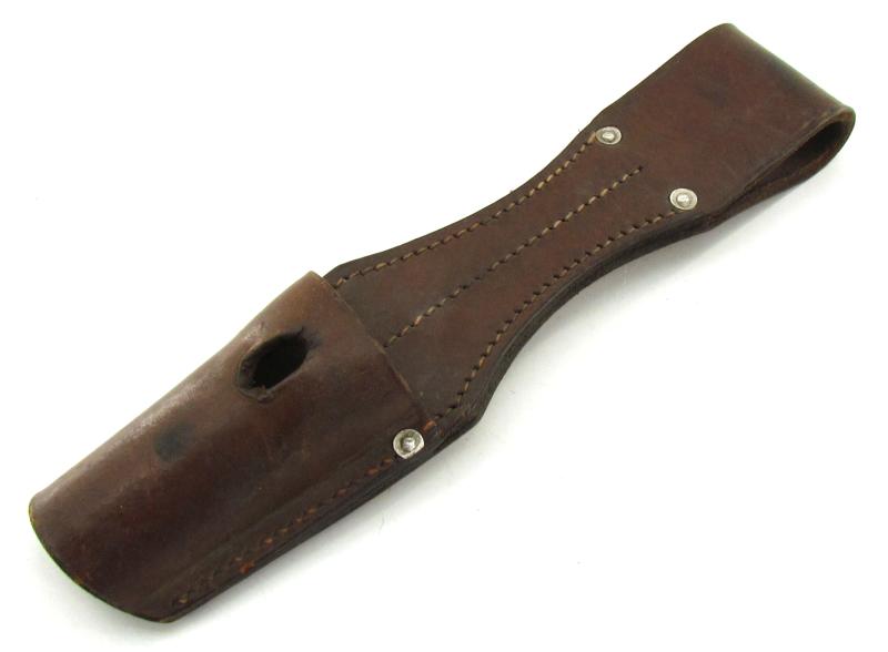 Early K98 bayonet frog in brown leather 1938