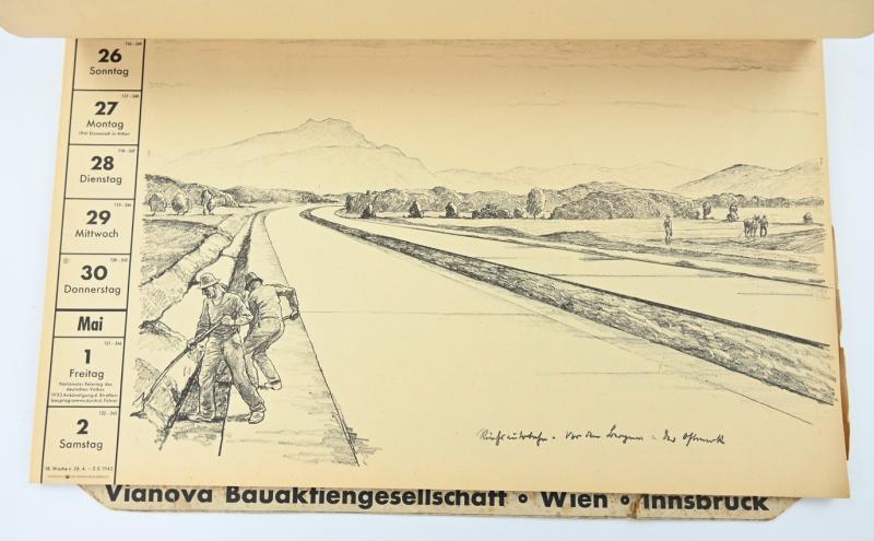 German Third Reich Road Kalender 1942