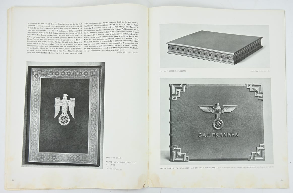 German Third Reich Magazine 'die Kunst im Deutschen Reich' 1939