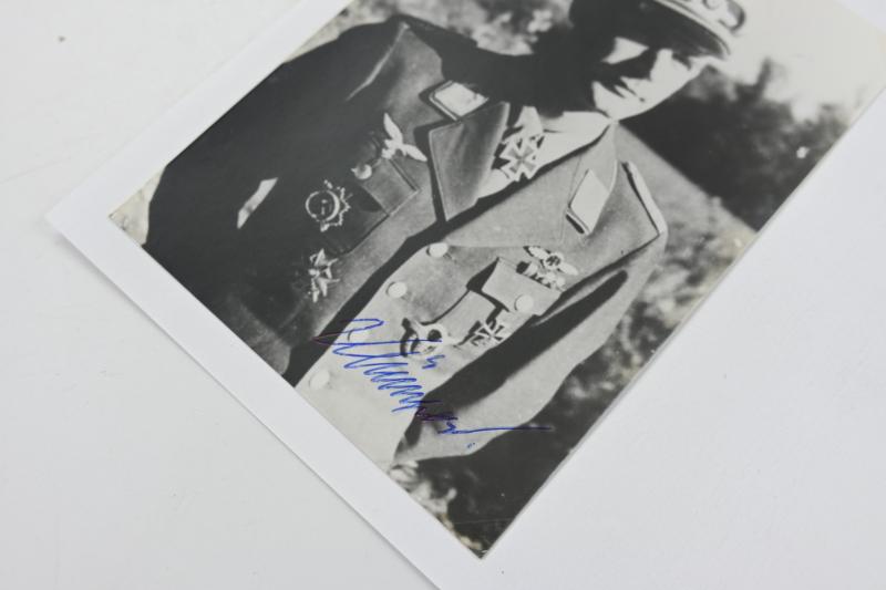 Signature of Luftwaffe KC Recipient 'Werner Klümper'