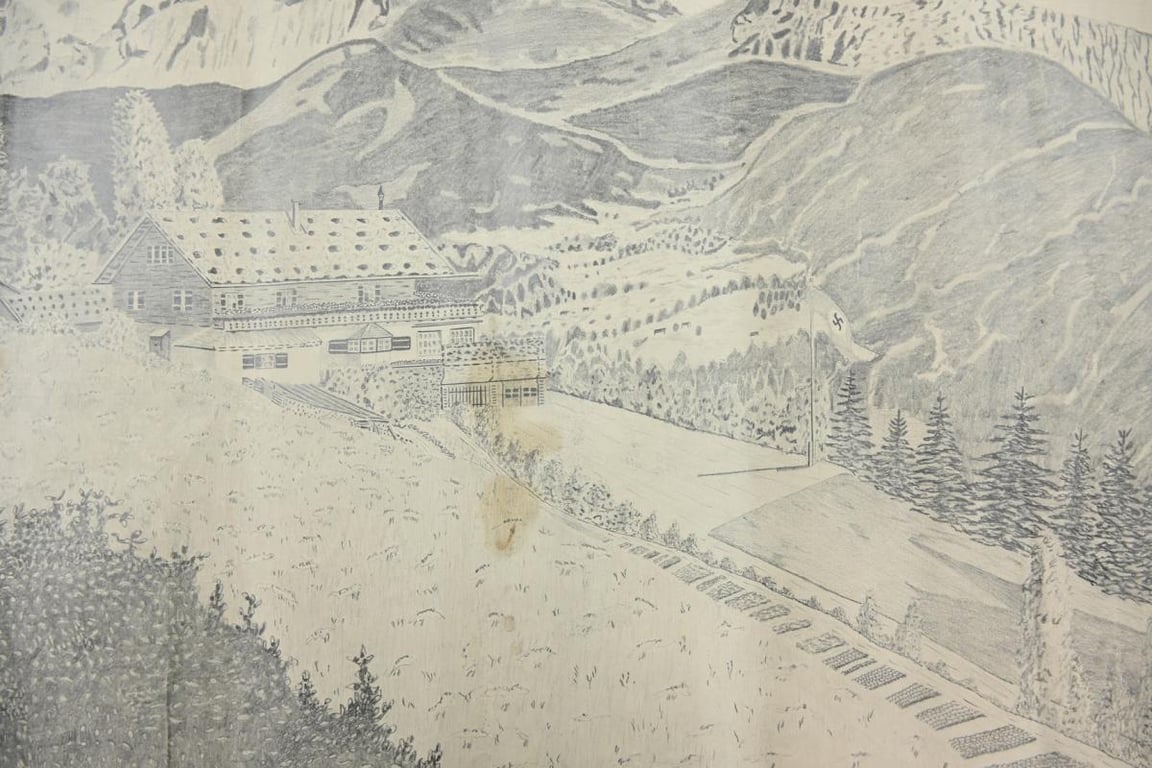 German Haus Wachenfeld, Hitler residence large drawing