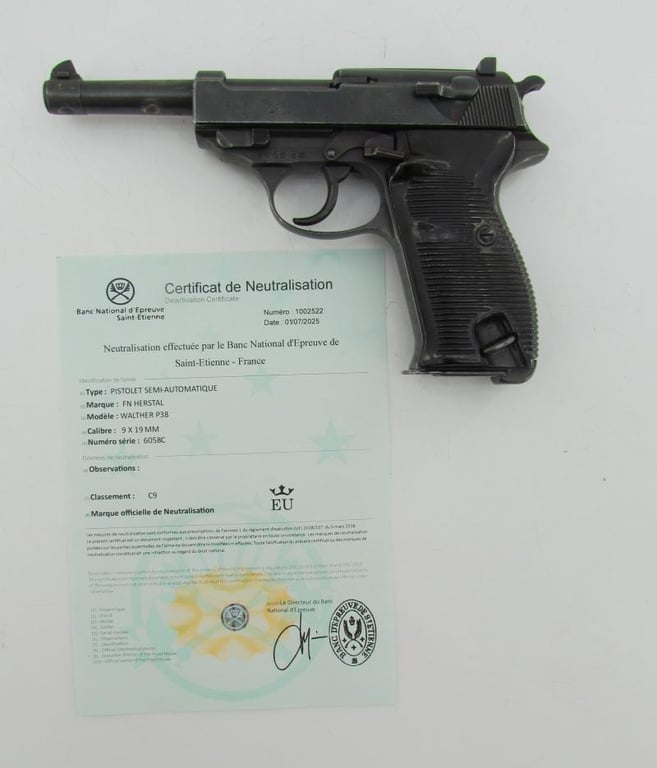 EU- Deko Walther P38 Pistol ( ac42 )