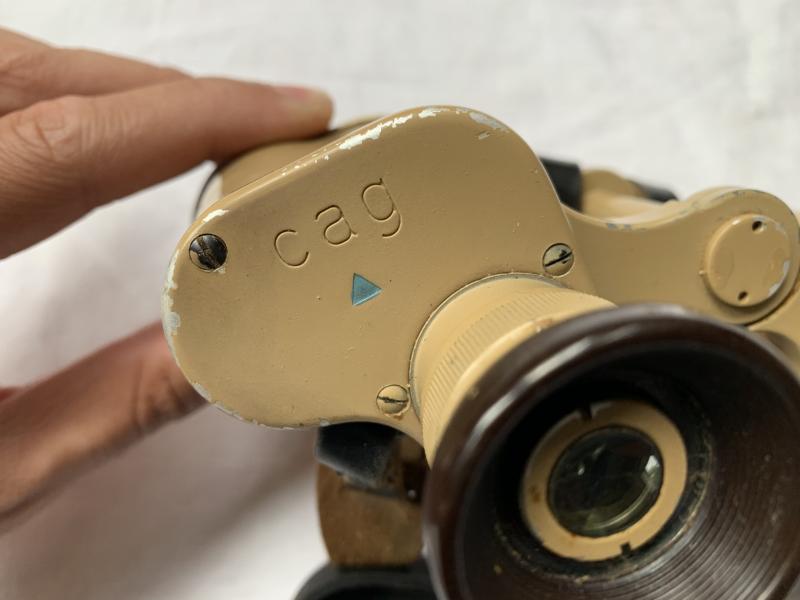 German Tan 6x30 Binoculars 'Dienstglas' -CAG-