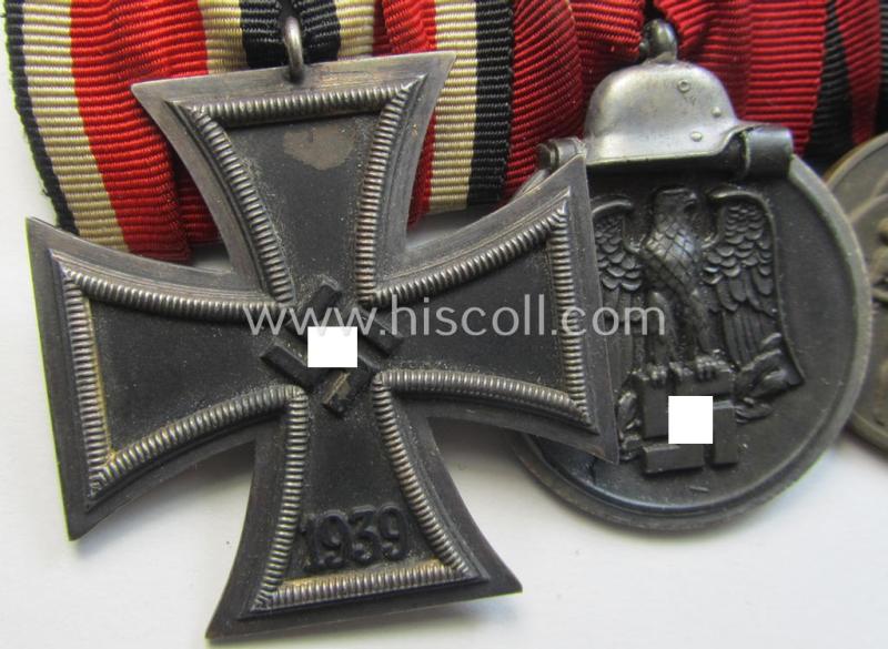 3-pieced WH (Heeres etc.) medal-bar (ie.: 'Ordenspange')