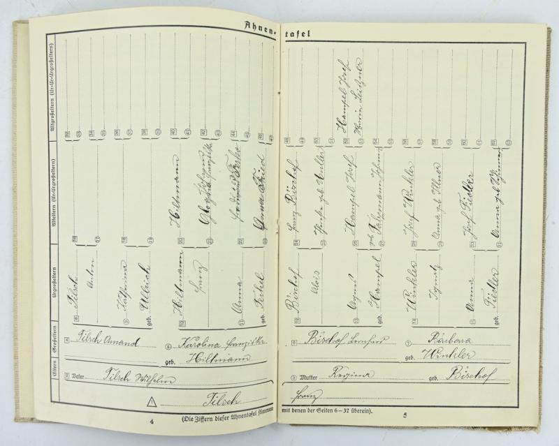German Third Reich 'Ahnenpass' Ancestral Passport