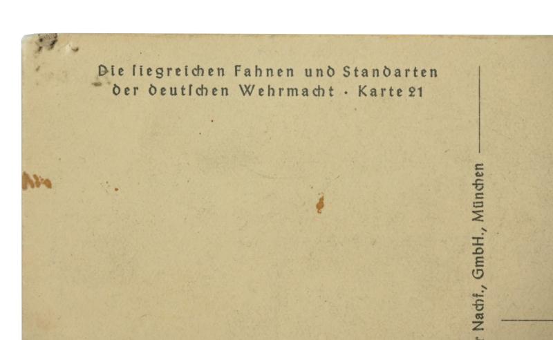 German Propaganda Postcard 'NSDAP Standarte'