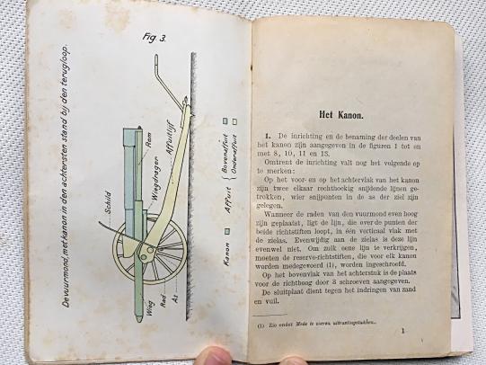 Dutch Artillery Pocketbook 1920