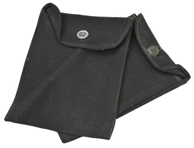 German WH Black Cloth Document Pouches