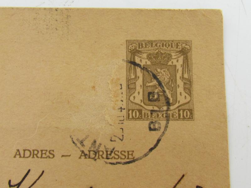 Belgian message of change of address