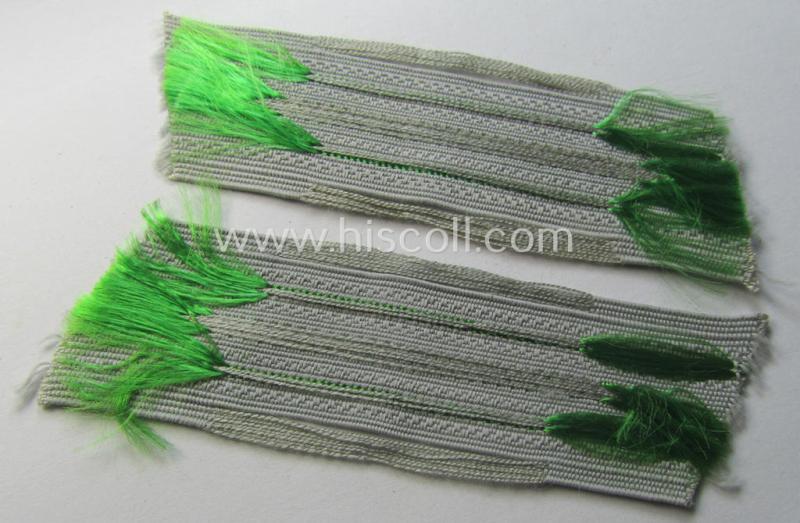 Pair of police (ie. 'Polizei') EM/NCO-type collar-tabs (or: 'Einheitskragenspiegel für Manns. u. Unterführer der Polizei')