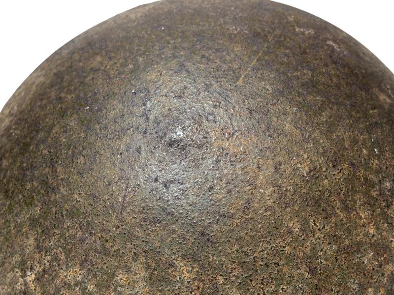 US M1 Fixed Bale Battle Damage Helmet Shell