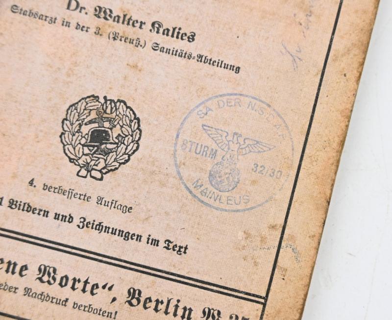German WH Medic Manual 'Sanitatsfibel'