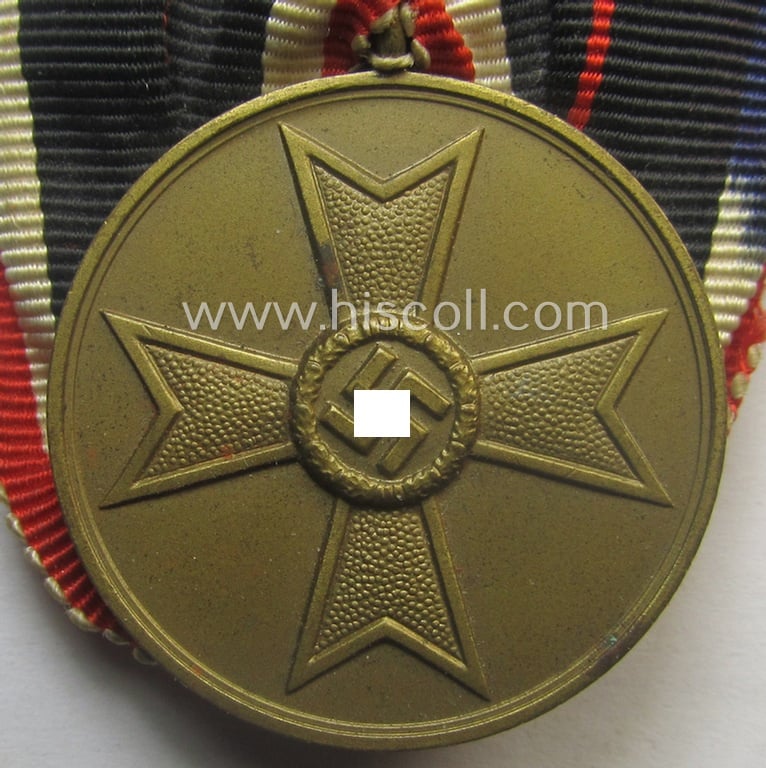 Very scarcely-found, 'Kriegsverdienstmedaille 1939' comes mounted as an 'Einzelspange'