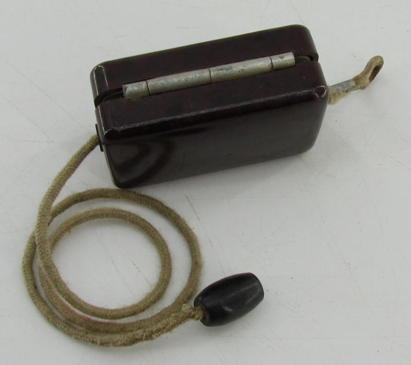 German Bakelite Razor Blade Sharpener in Original Box