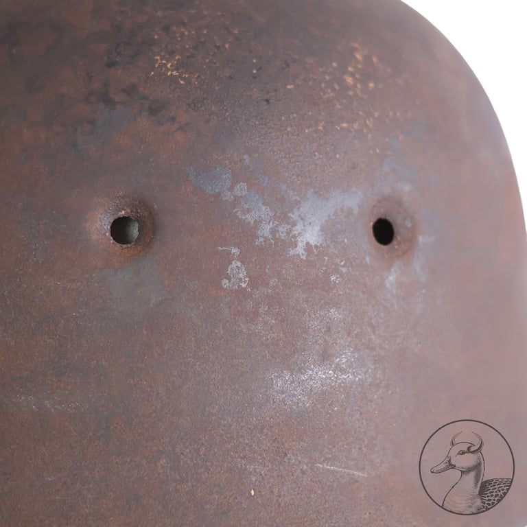 Stahlhelm Fallschirmjäger Glocke Scheunenfund