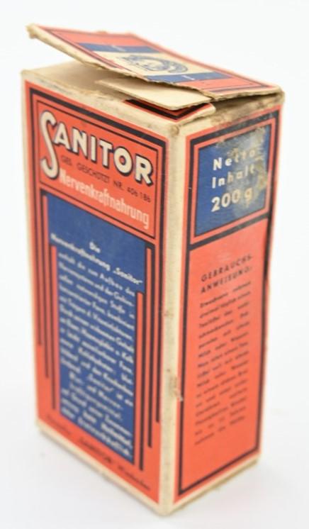 German Third Reich Era Tin Can of 'Sanitor'