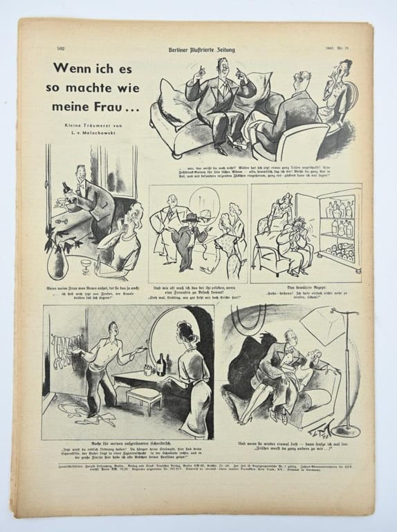 German Berliner Illustrierte Zeitung Newspaper May 1941