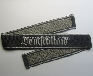 Stunning, Waffen-SS officers'-type, 1939/40-pattern cuff-title (ie. 'Ärmelstreifen') as...