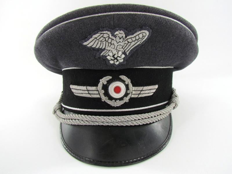 RLB/Luftschutz Air Protection League Officers Visor Cap...Rare