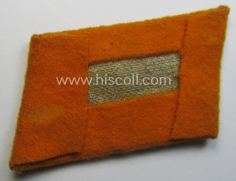 Single, SA (ie. 'Sturmabteilungen') collar-patch (ie. 'Kragenspiegel'): 'SA-Mitglied' serving within the: 'SA-Standarte IV/227' ('SA-Gruppe Elbe o. Neckar')