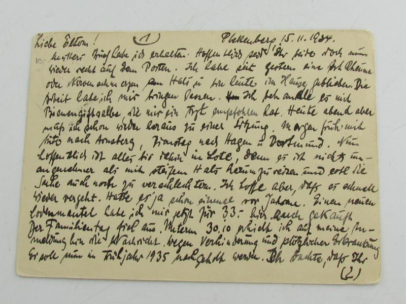 (Postcard) Nationaler Feiertag 1934