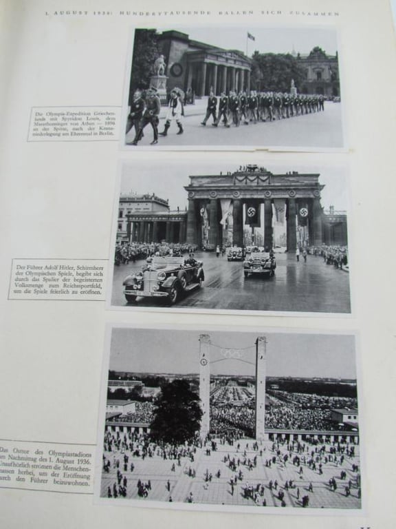 Olympia 1936 Band II Hardbound Book Olympics Results