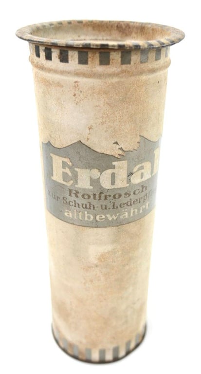 German Third Reich Era Shoe Polish Container