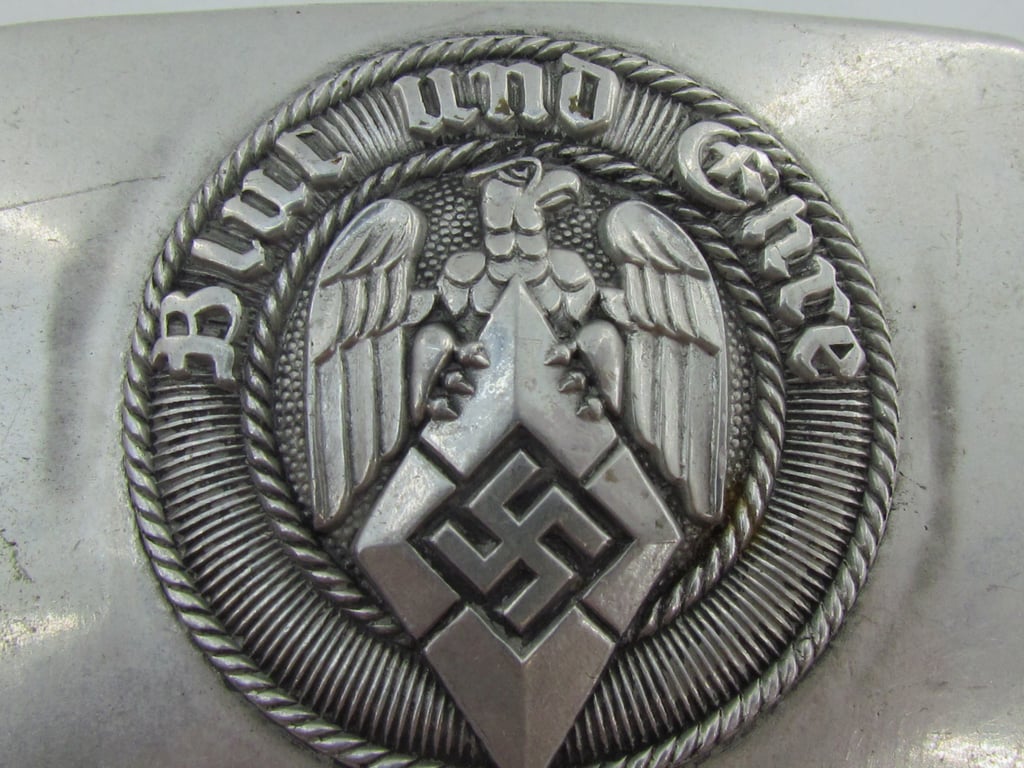 Aluminum Hitler Youth Buckle – RZM M4/38