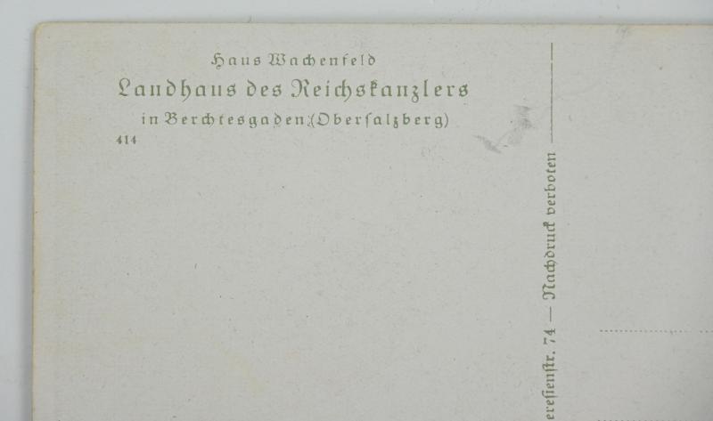 German Third Reich Era Postcard 'Der Berghof'