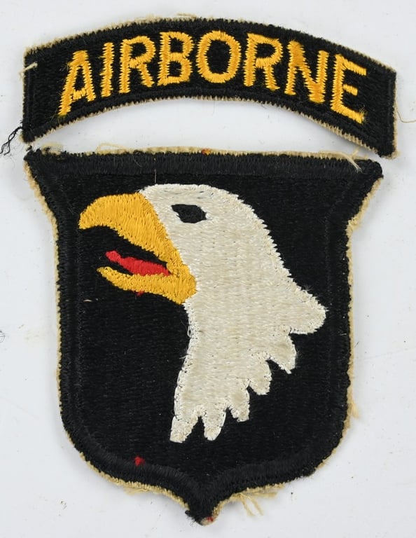 US WW2 101st Airborne Division SSI - Type 3