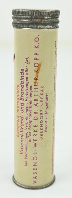 German Third Reich Era Vasenol Foot Powder