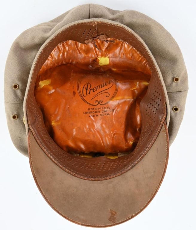 US WW2 Officer's Crusher Visor Cap