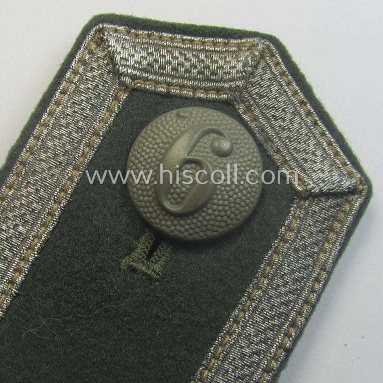 Single, WH (Heeres) NCO-type (ie. 'M36- o. M40'-pattern- and/or 'pointed-styled') 'cyphered' shoulderstrap as was intended for usage by a: 'Feldwebel des Infanterie-Rgts. 16' (ie. 'Fall Gelb'!)