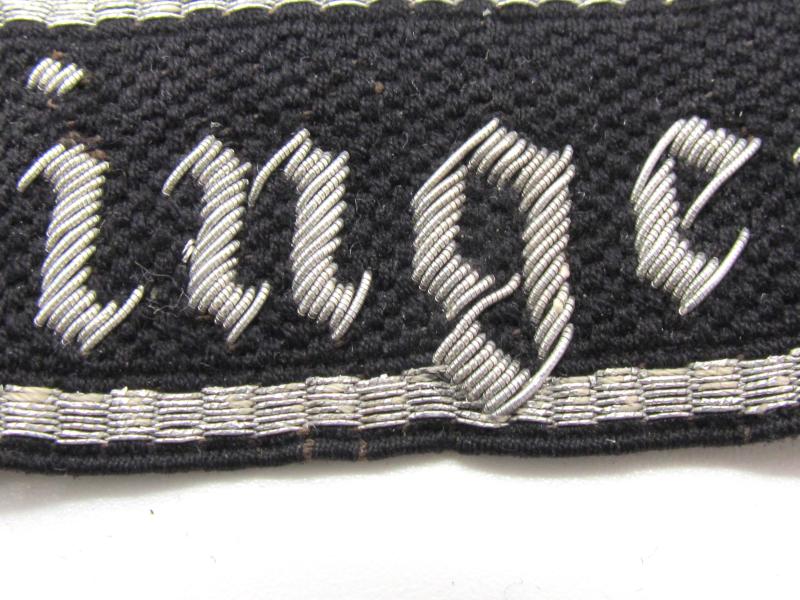 SS-Totenkopf Standarte THÜRINGEN Officers Cufftitle